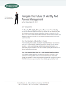 Navigate The Future Of Identity And Access Management