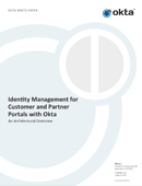 Okta for Customer and Partner IAM - Architecture