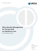 Okta IAM for Portals Built on Salesforce.com