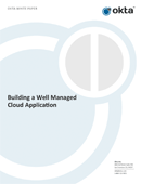 Building a Well Managed Cloud Application