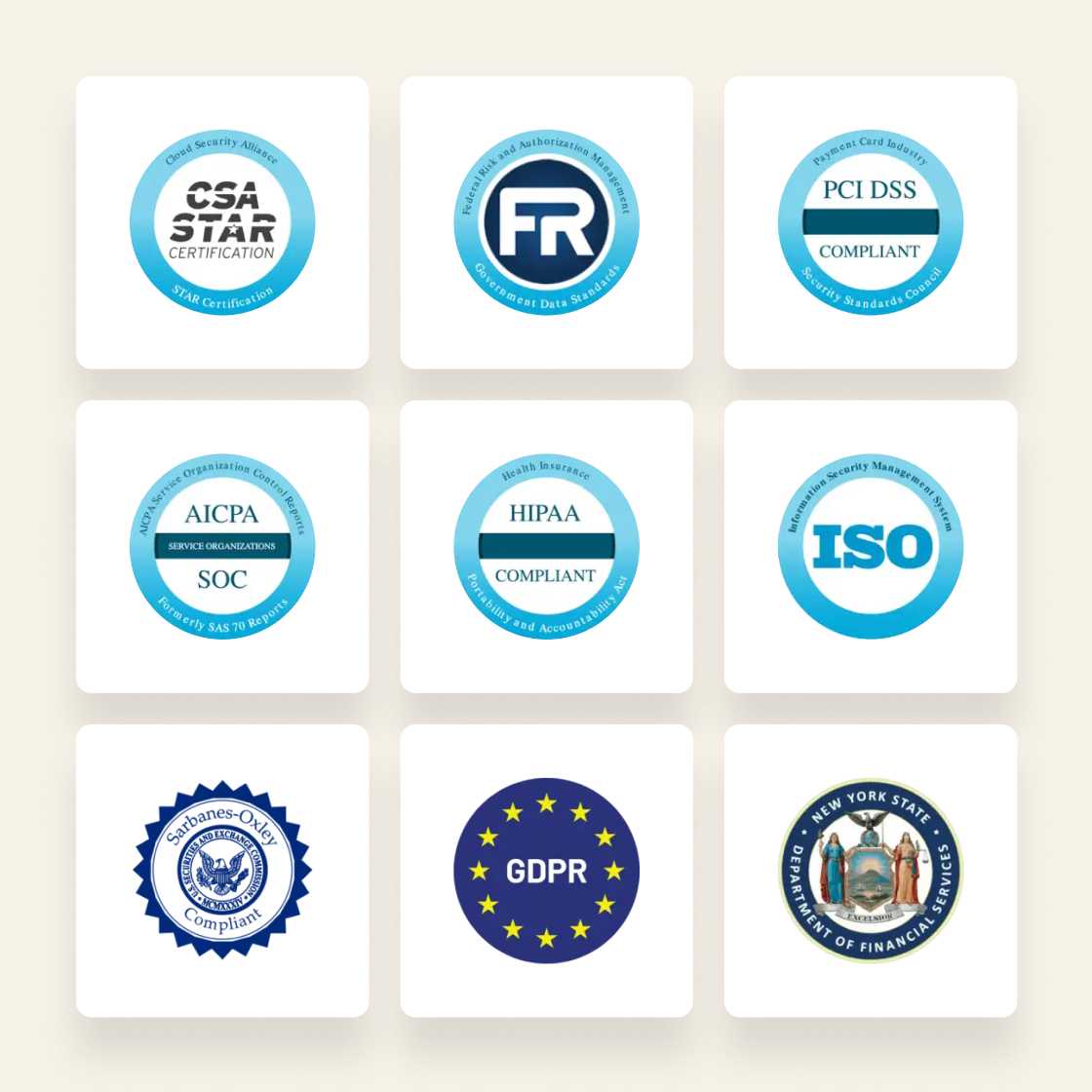 Image of various logos. 