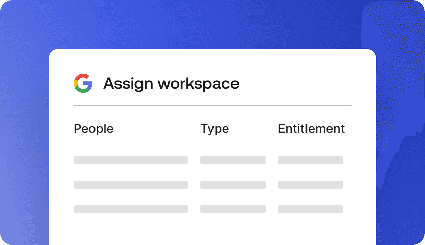 A graphic of assigning a user to a workspace.