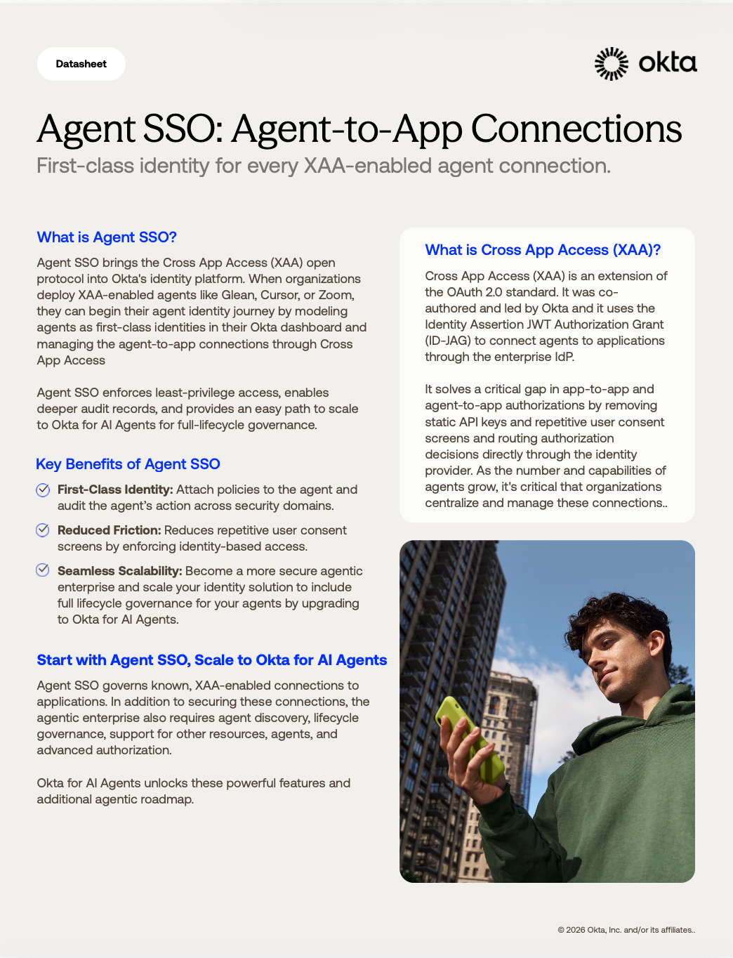 Agent SSO datasheet thumbnail.