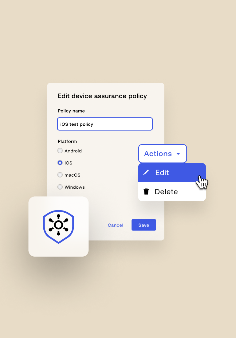 Device assurance policy.