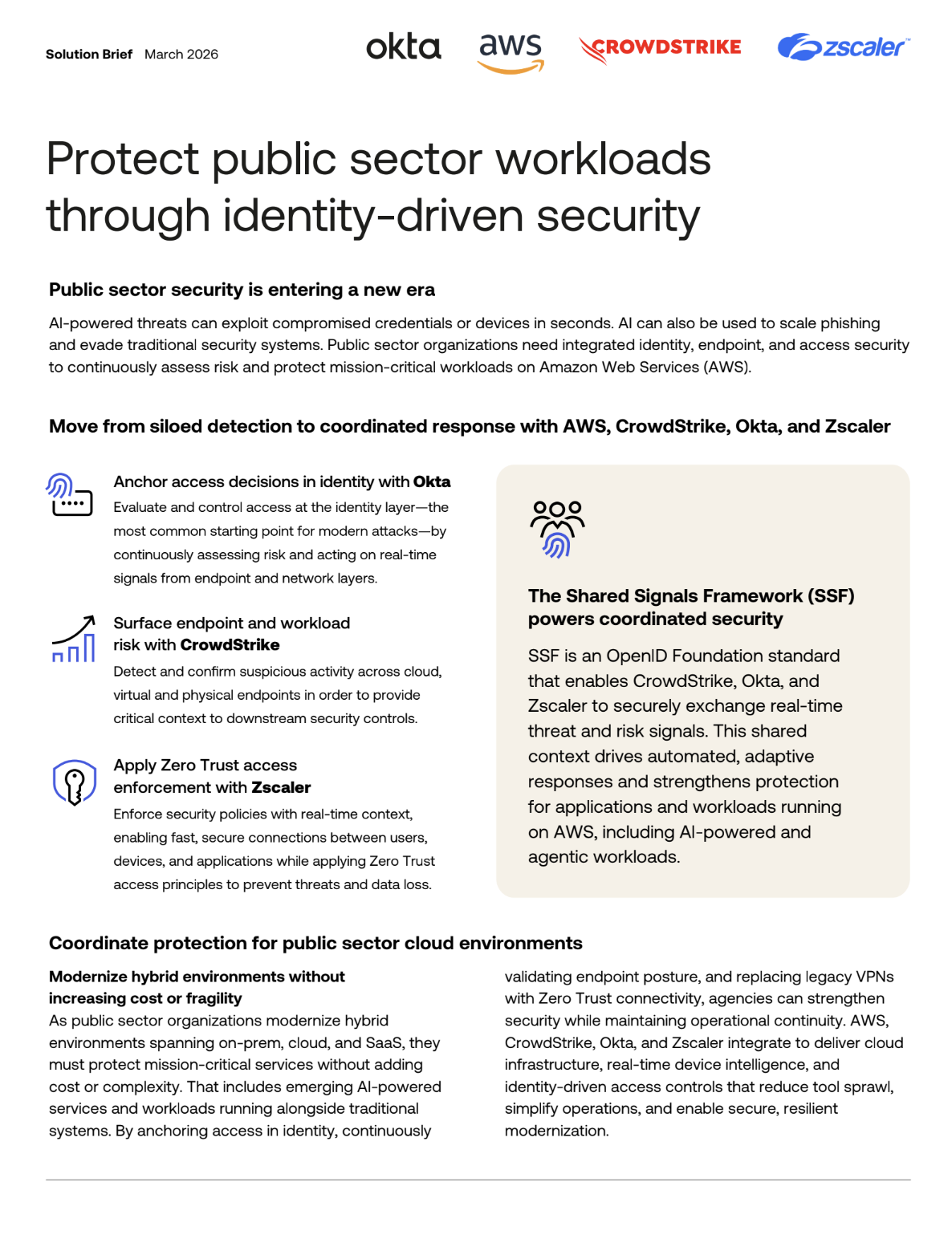 Okta AWS CrowdStrike Zscaler Public Sector Workloads thumbnail