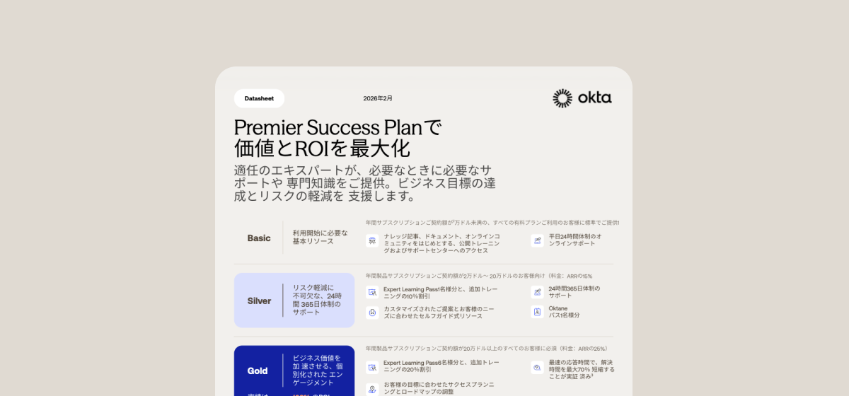 Premier Success Planで 価値とROIを最大化