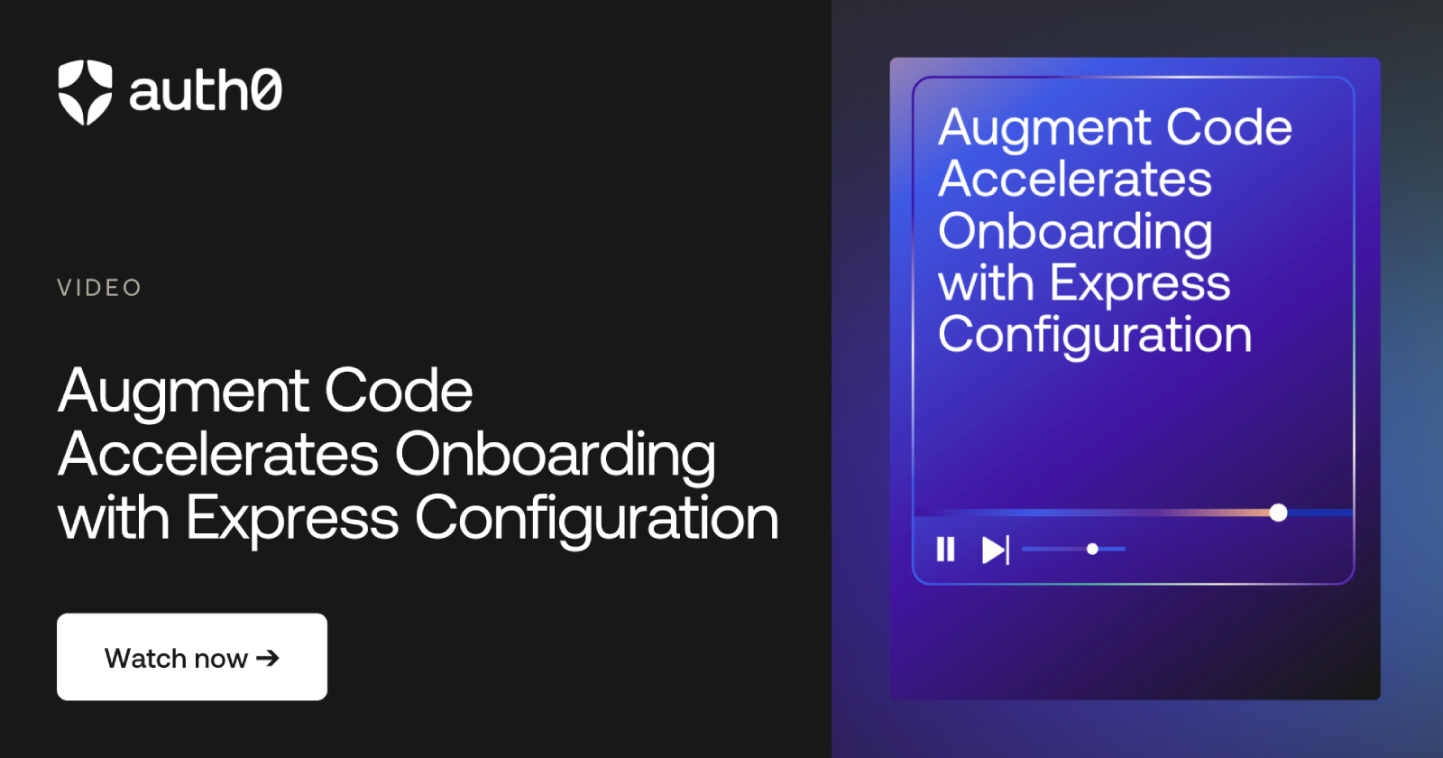 Augment Code Accelerates Onboarding with Express Configuration | Auth0