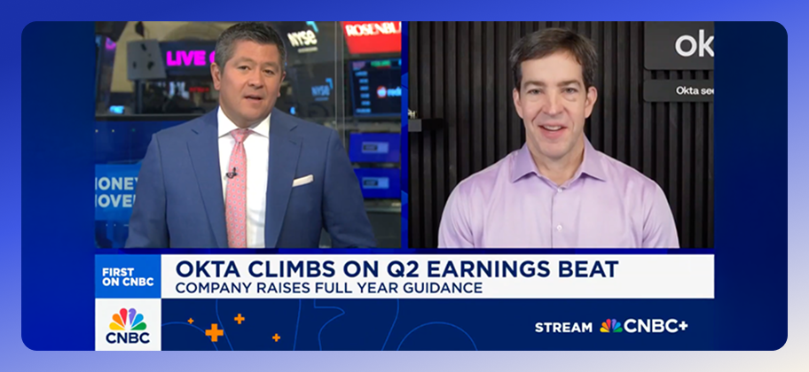 Okta CEO highlights strong Q2 performance and AI-driven growth on CNBC