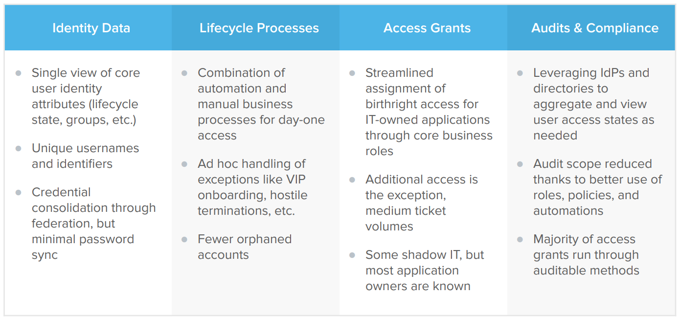 Lifecycle Management Maturity Curve Basic Automation