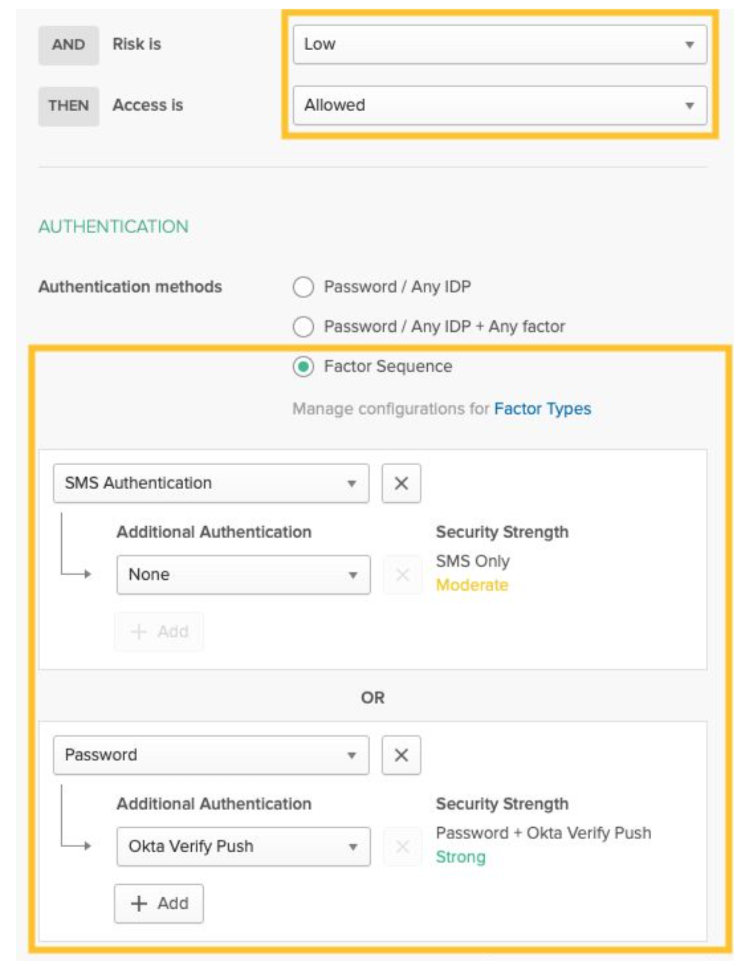 Factor Sequencing Policies