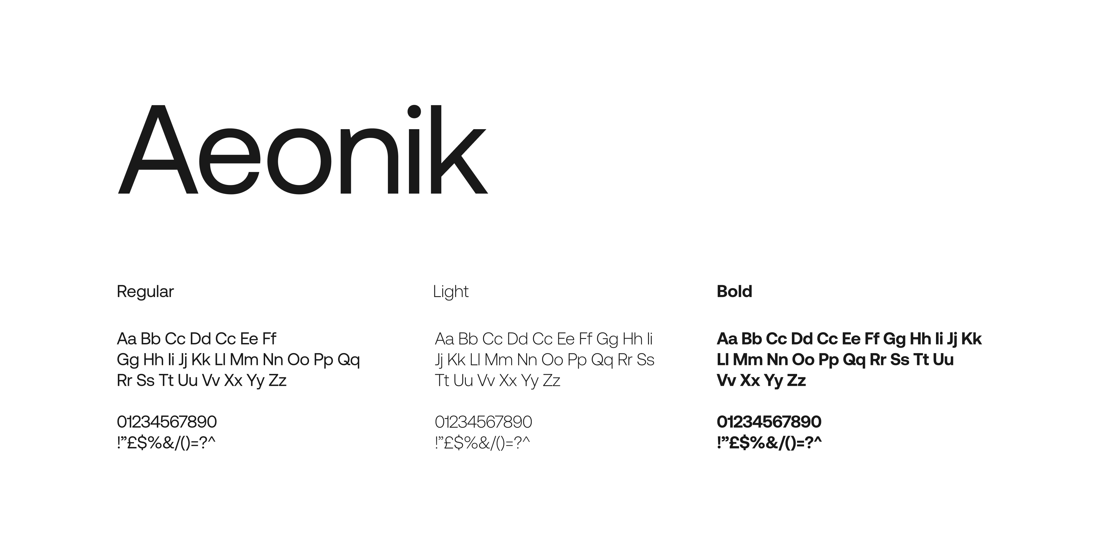 Okta Typography