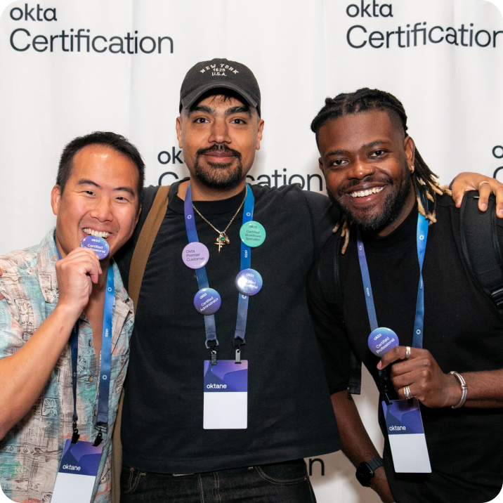 Three oktane attendees