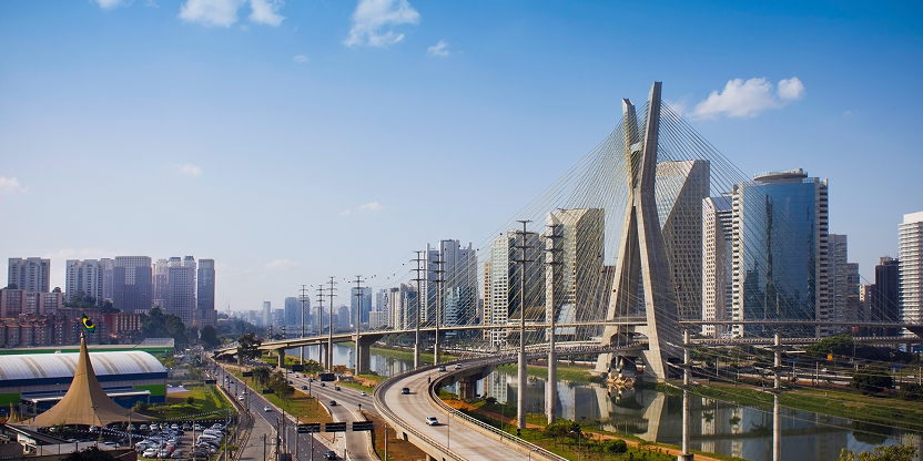 Octavio Frias de Oliveira Bridge in São Paulo