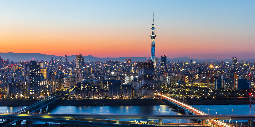 Tokyo Skytree Skyline at Dusk