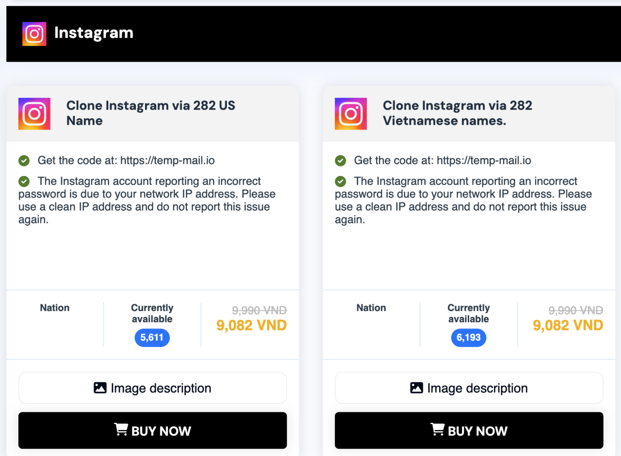 Via17[.]com mentions a disposable email service called temp-email[.]io which allows users to generate email addresses that are valid for periods ranging from 10 minutes up to an hour.