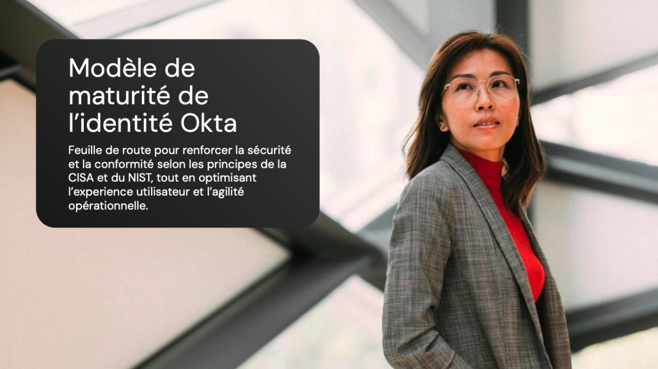 Image de couverture du livre blanc «  Le modèle de maturité de l’identité d’Okta ».