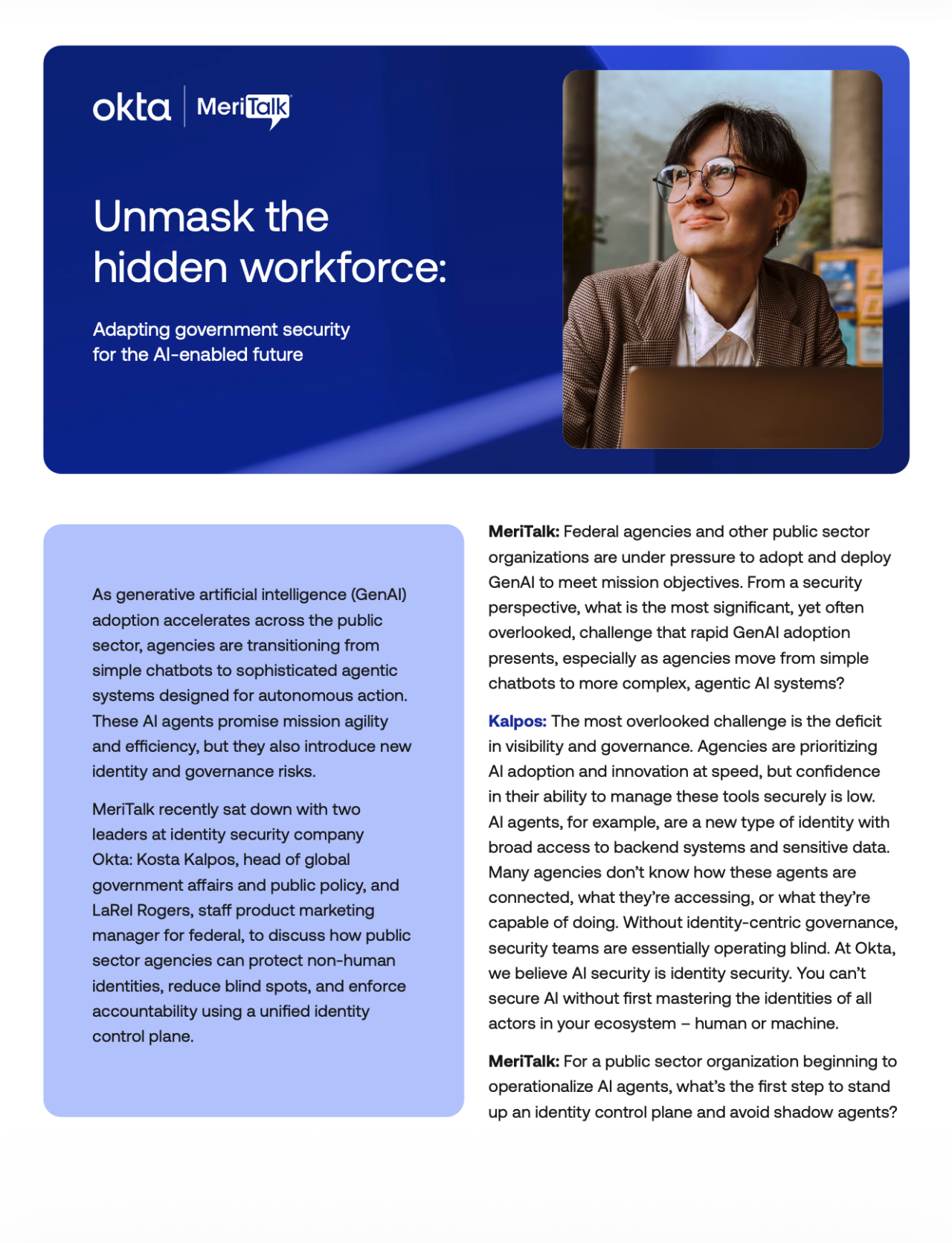Okta  | MeriTalk: Unmask the hidden workforce