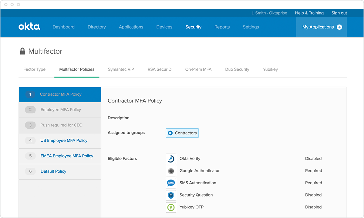 Okta NetScaler MFA