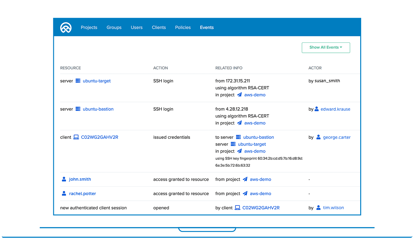 Advanced Server Access