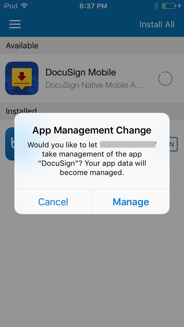 Managed App Conversion