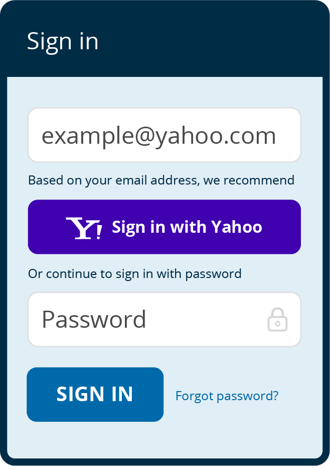 yahoo login