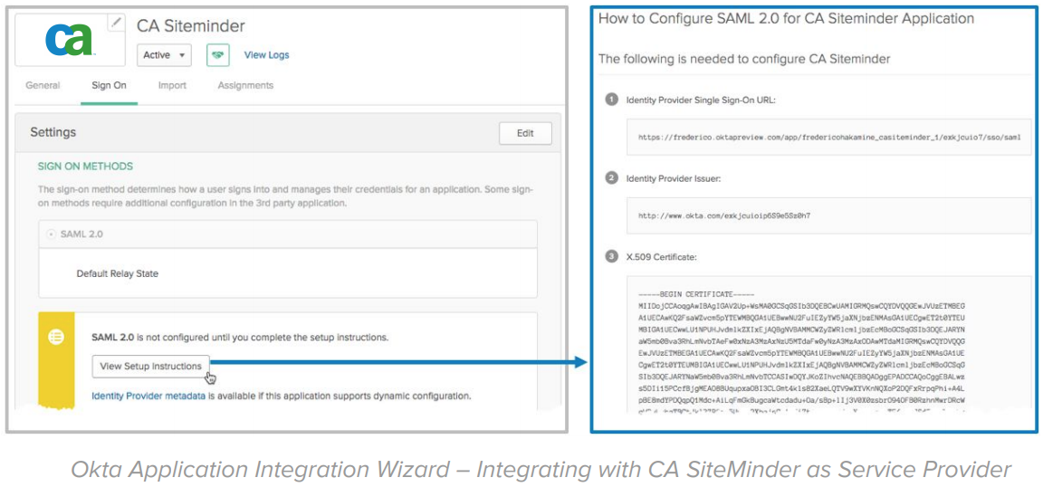 Okta Application Integration Wizard