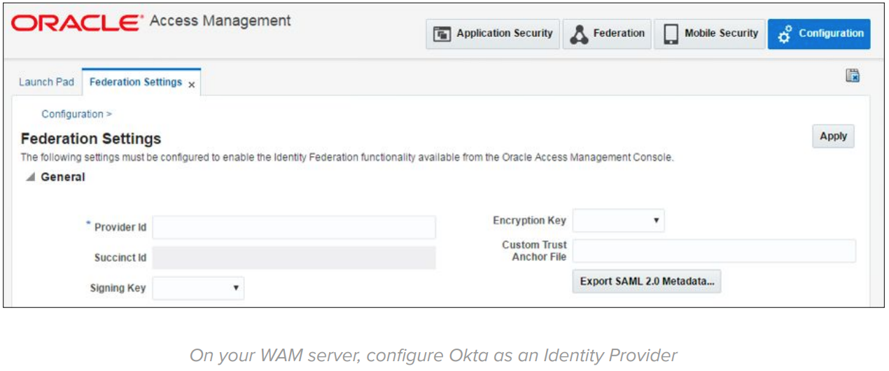 Okta as an Identity Provider