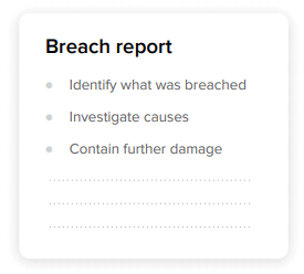 breach report