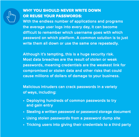 never reuse your password