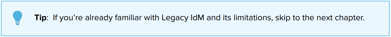 tip legacy IdM