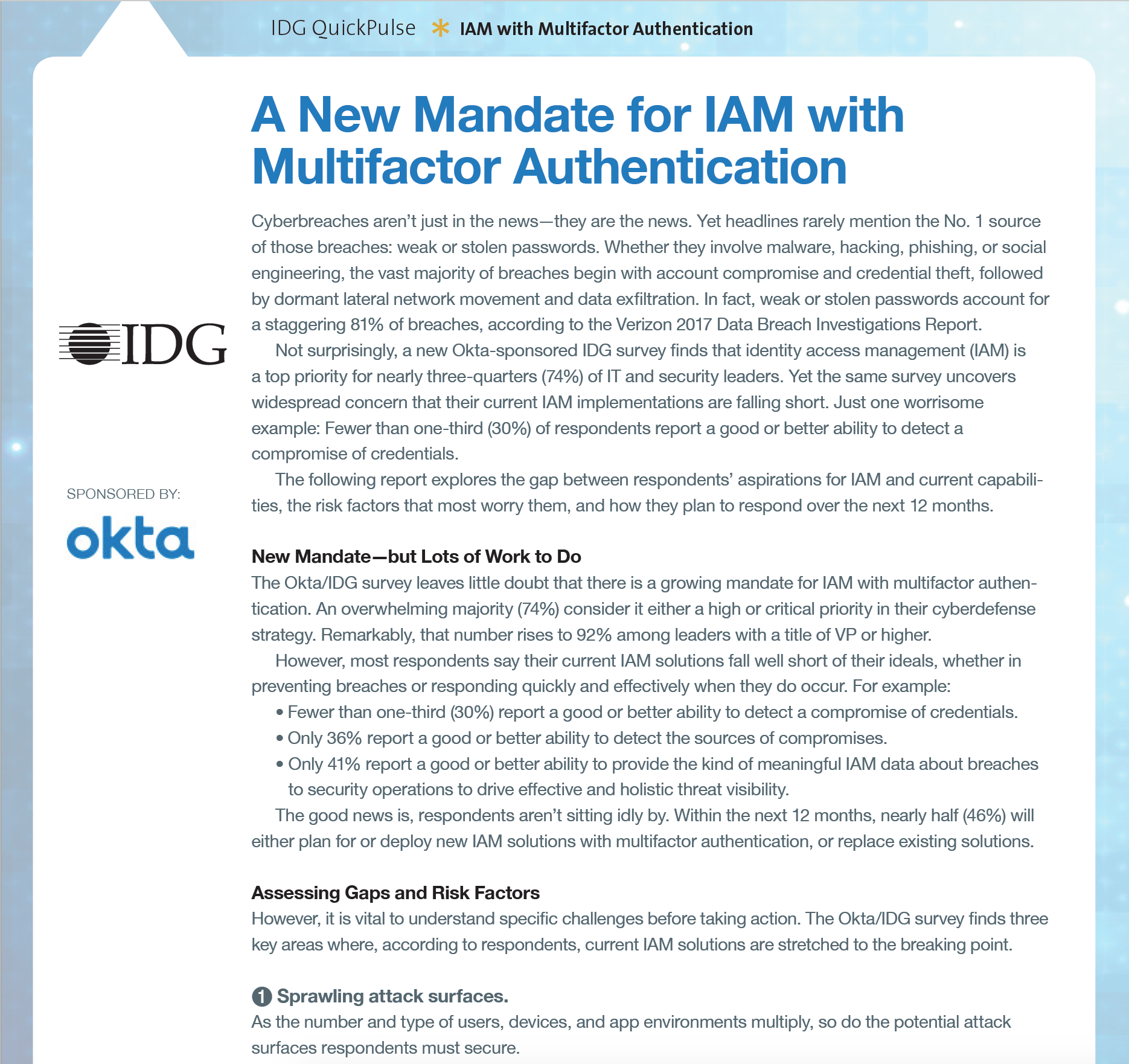 Multifactor Authentication