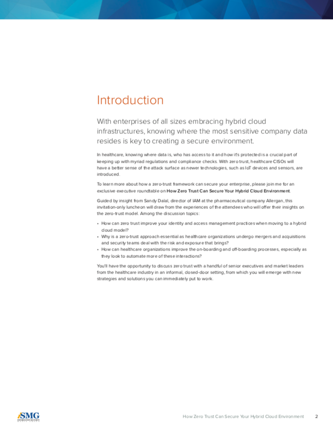 zero trust secure cloud environment