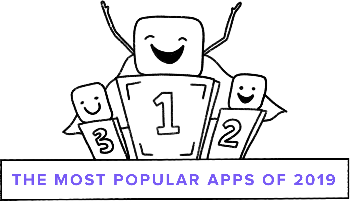 The Most Popular Apps of 2019 header image