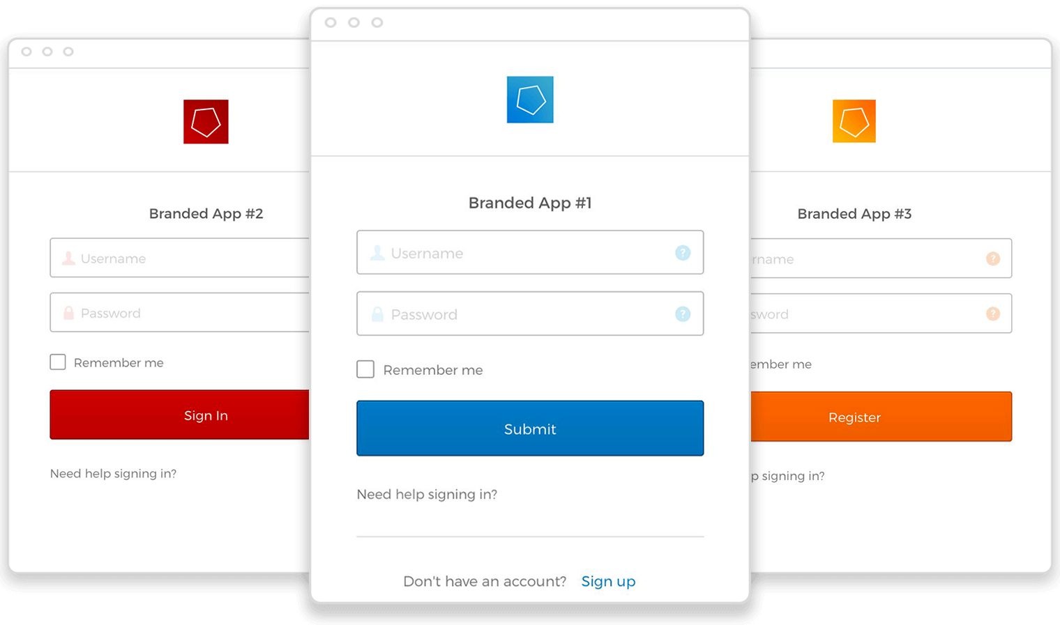 Okta Per app branding