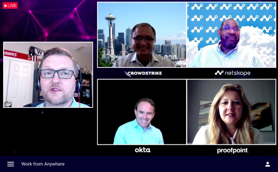 screenshot of webinar attendees