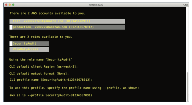 authorized to AWS accounts and roles