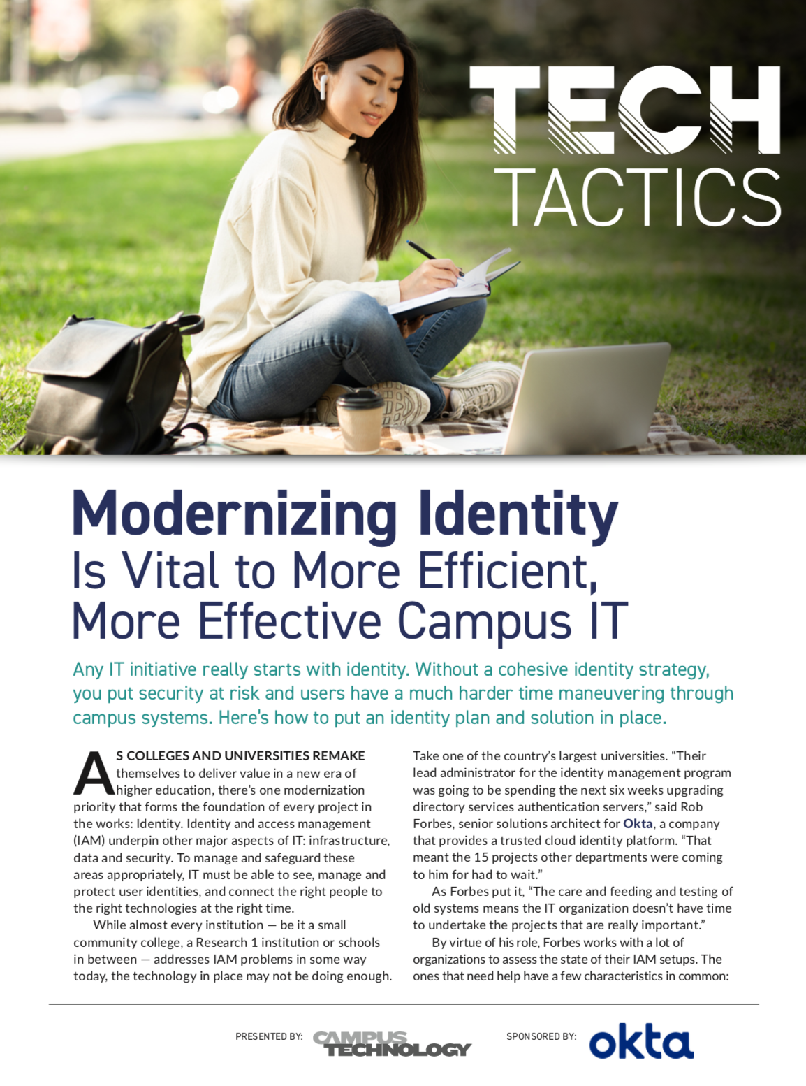 Tech Tactics | Modernizing Identity Is Vital to More Efficient, More Effective Campus IT