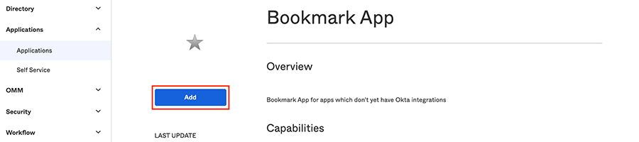 検索結果の「Bookmark App」を追加