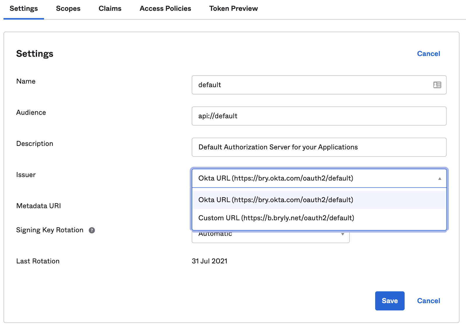 OAuth 発行者（issuer）の動的選択モード (EA)