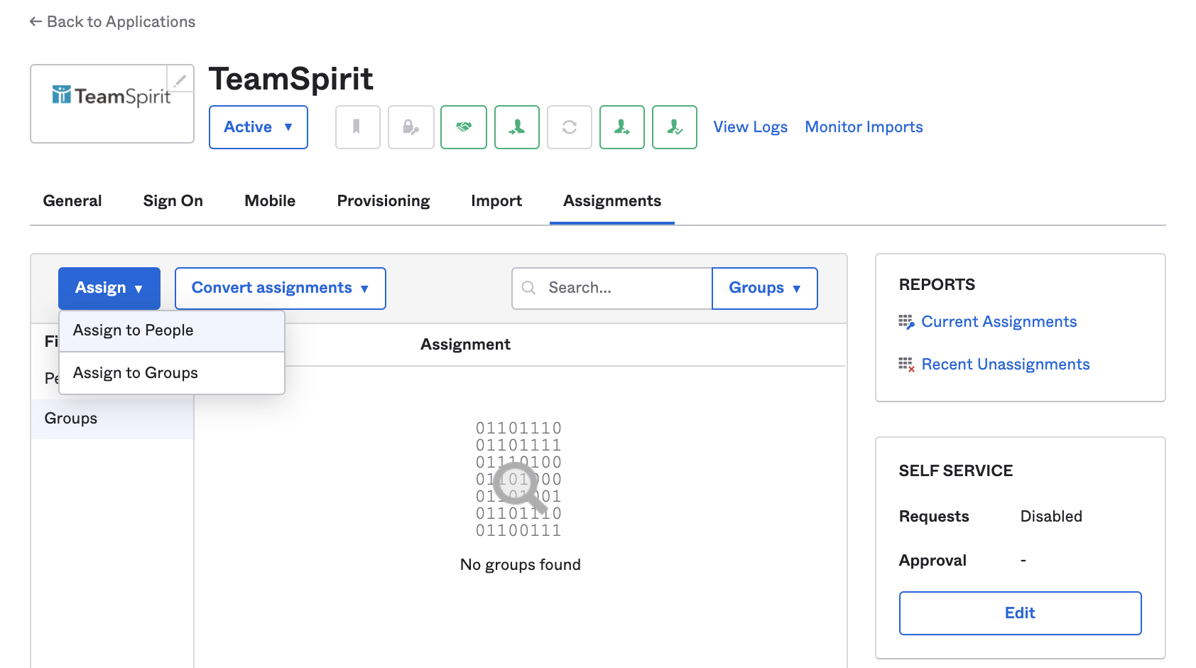 SSO対象であるTeamSpiritユーザをAssign。