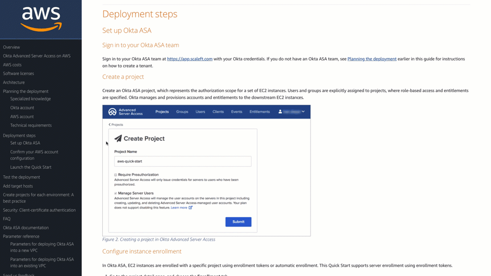 deployment steps