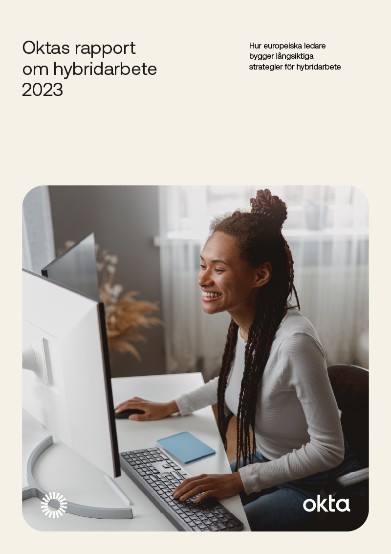 Okta Hybrid Work Report 2023 cover