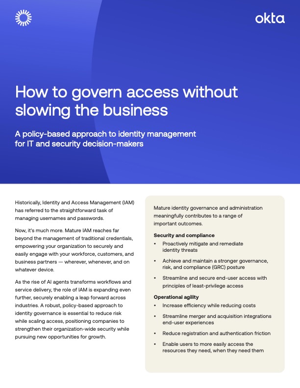 Maturing identity governance guide thumbnail