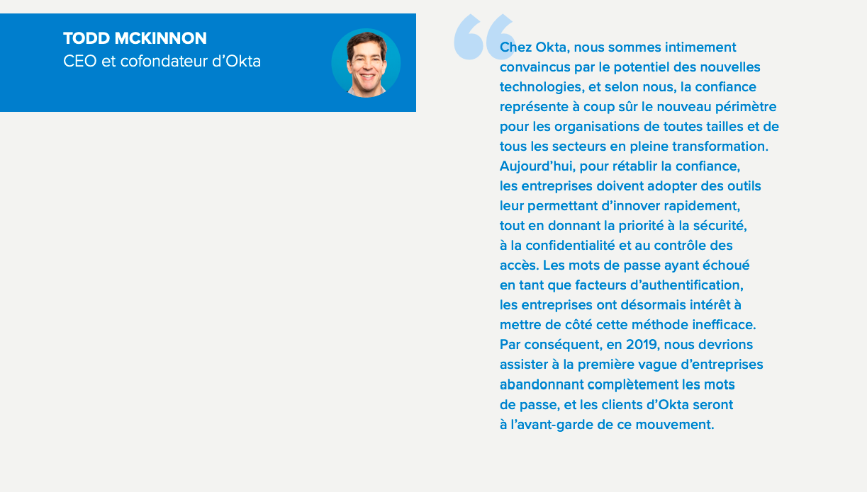 Passwordless Okta Report French