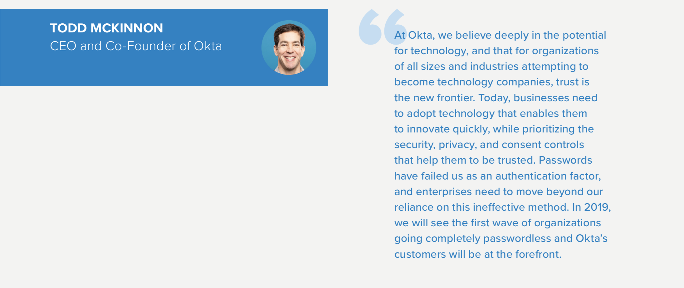 Passwordless Okta Report