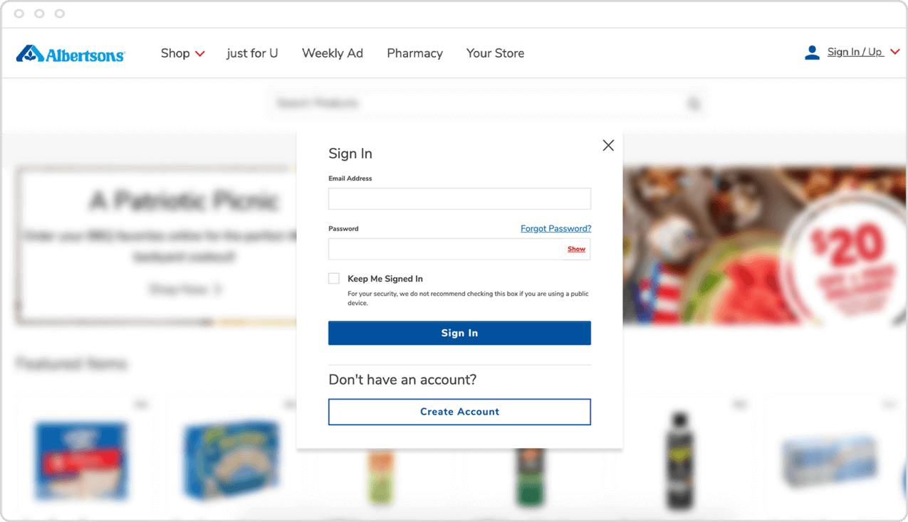 Albertsons login