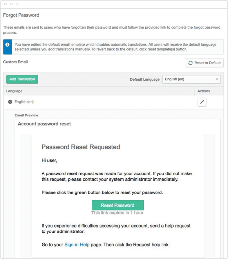Okta out of the box flows
