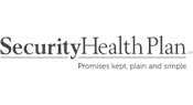 Security Health Plan Logo Grayscale