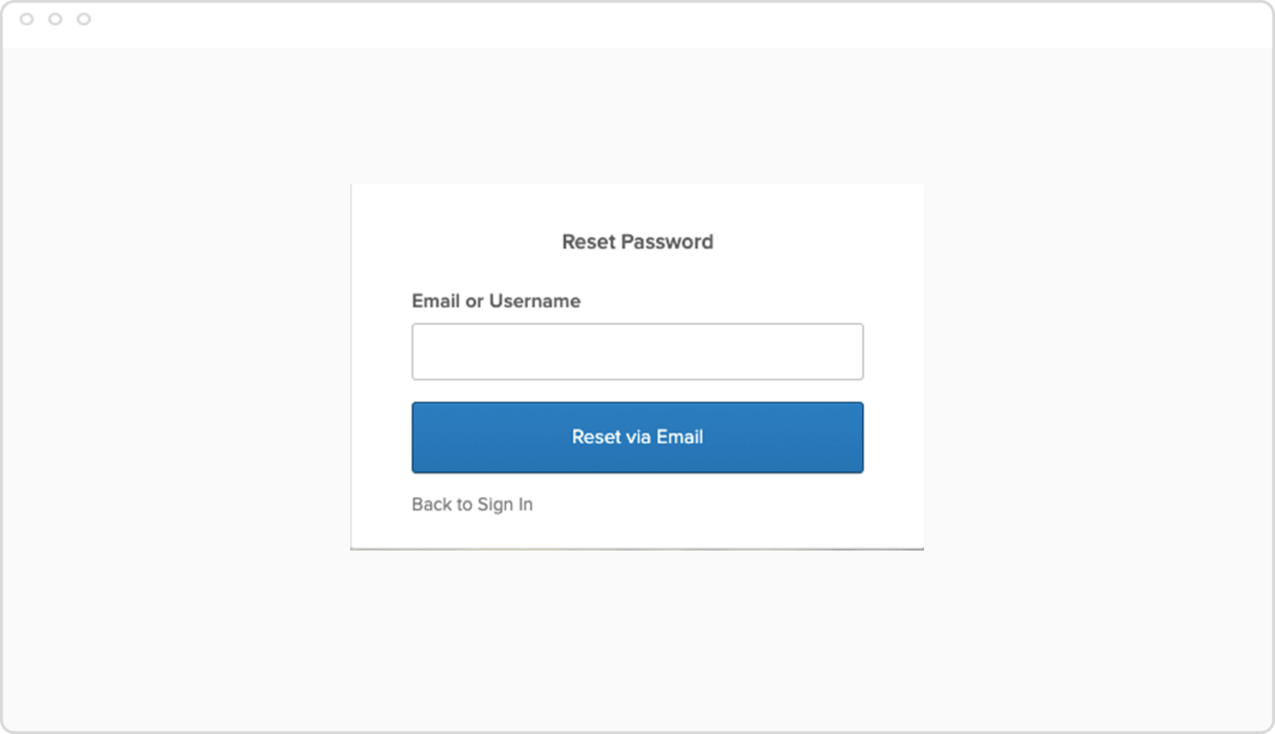 Reset Password