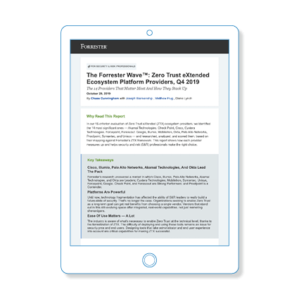 Okta Forrester Wave Zero Trust